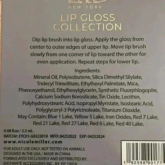 Nicole Miller lipgloss collection new in box - Picture 3 of 4